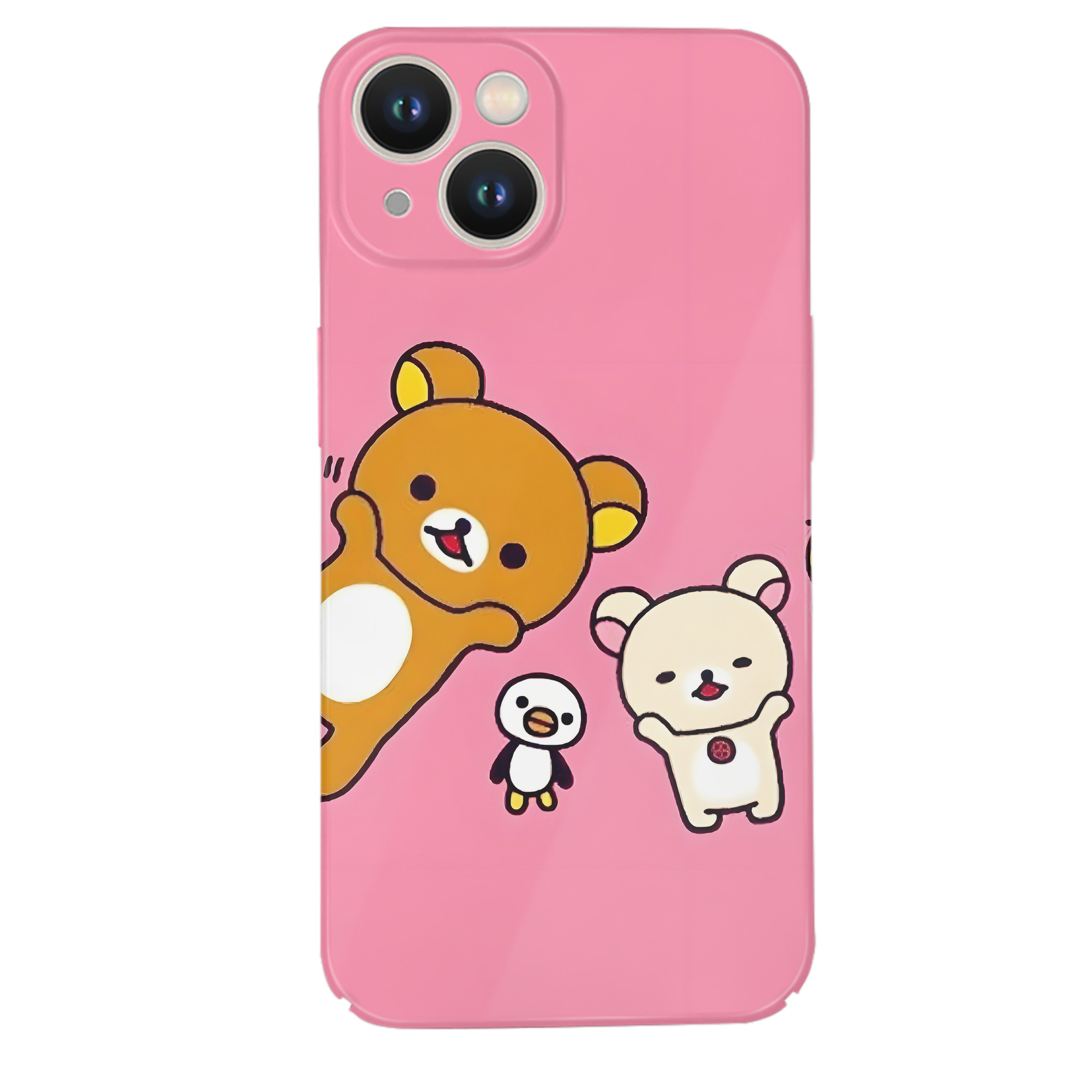 （画像用） リラックマ リラックマ キイロイトリ Rilakkuma Korilakkuma Kiiroitori 【iPhone 14シリーズ対応】ハードケース